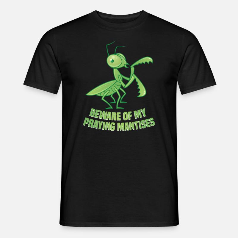 Gottesanbeterin-kostüm Futtergehege - Männer T-Shirt - Schwarz