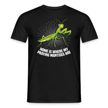 Enclos alimentaire de costume de mante religieuse - T-shirt homme - noir - Devant - AI Model Male 178 light (178cm)