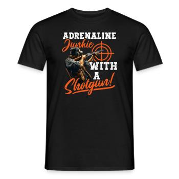 Tontaubenschießen Tontaubenschießen Schießen - Männer T-Shirt - Schwarz - Vorne - AI Model Male 178 light (178cm)