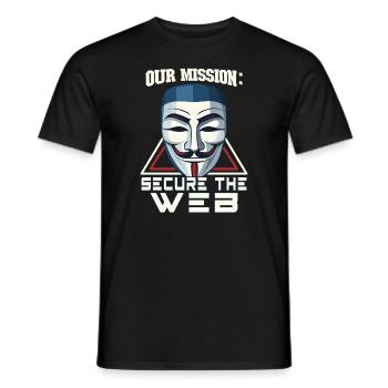 Analyste en piratage éthique Cybersécurité éthique - T-shirt homme - noir - Devant - AI Model Male 178 light (178cm)