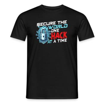 Analyste en piratage éthique Cybersécurité éthique - T-shirt homme - noir - Devant - AI Model Male 178 light (178cm)