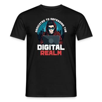 Analyste en piratage éthique Cybersécurité éthique - T-shirt homme - noir - Devant - AI Model Male 178 light (178cm)