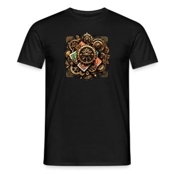 Philatélie Philatéliste philatéliste philatélique - T-shirt homme - noir - Devant - AI Model Male 178 light (178cm)