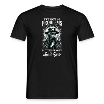 Gruseliger Halloween-horror-seuchendoktor - Männer T-Shirt - Schwarz - Vorne - AI Model Male 178 light (178cm)