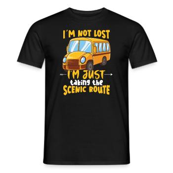 Funny School Bus Driver Appreciation anniversary - Männer T-Shirt - Schwarz - Vorne - AI Model Male 178 light (178cm)
