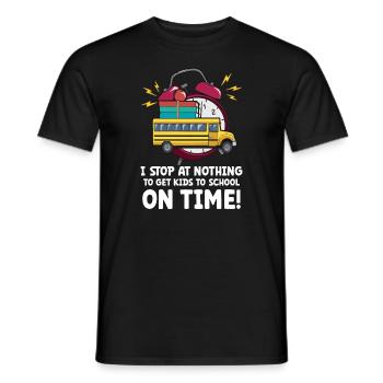 Funny School Bus Driver Appreciation anniversary - Männer T-Shirt - Schwarz - Vorne - AI Model Male 178 light (178cm)