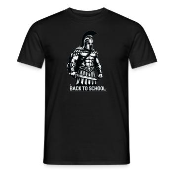 Gladiator School Teacher Of Ancient Rome - Men's T-Shirt - black - Front - AI Model Male 178 light (178cm)