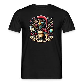 Gladiator School Teacher Of Ancient Rome - Men's T-Shirt - black - Front - AI Model Male 178 light (178cm)