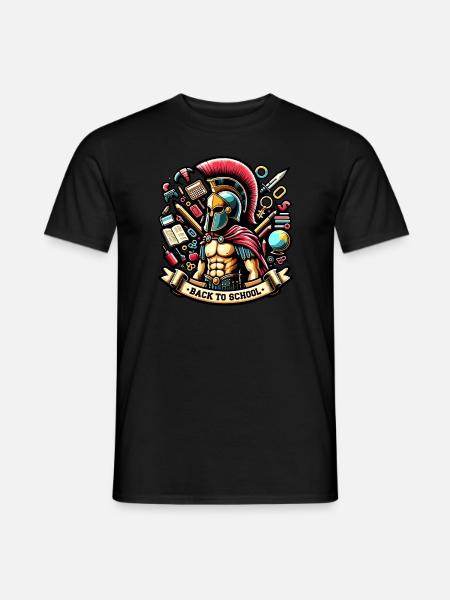 Gladiator-schullehrer Des Antiken Roms - Männer T-Shirt - Schwarz