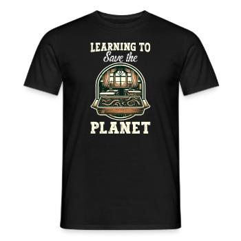 Lombriciculture Jardinage de vers de terre Vermiculture - T-shirt homme - noir - Devant - AI Model Male 178 light (178cm)