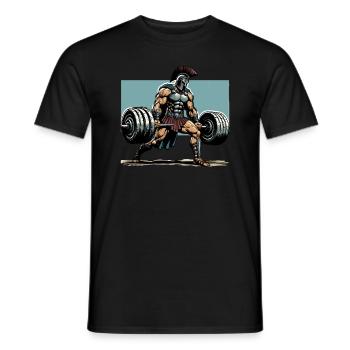 Jules César Histoire romaine Empire romain - T-shirt homme - noir - Devant - AI Model Male 178 light (178cm)