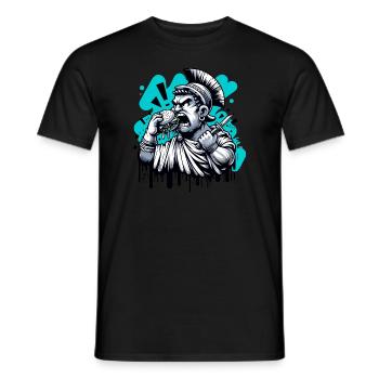 Hambourg Histoire romaine Empire romain - T-shirt homme - noir - Devant - AI Model Male 178 light (178cm)