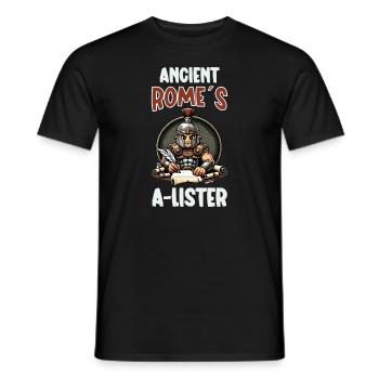 Julius Caesar Roman History Roman Empire - Men's T-Shirt - black - Front - AI Model Male 178 light (178cm)