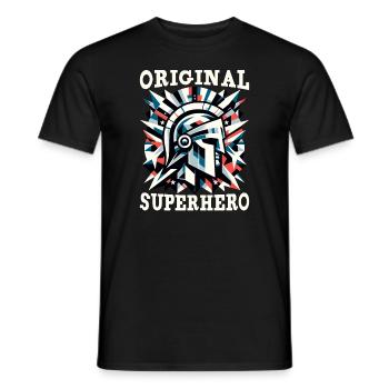 Jules César Histoire romaine Empire romain - T-shirt homme - noir - Devant - AI Model Male 178 light (178cm)