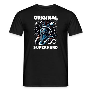 Jules César Histoire romaine Empire romain - T-shirt homme - noir - Devant - AI Model Male 178 light (178cm)