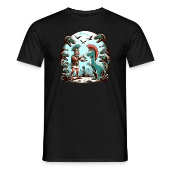 Julius Caesar Roman History Roman Empire - Men's T-Shirt - black - Front - AI Model Male 178 light (178cm)