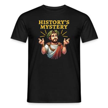 Jules César Histoire romaine Empire romain - T-shirt homme - noir - Devant - AI Model Male 178 light (178cm)