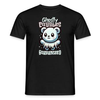 Paranormal Investigator Ghost Halloween Evp Haunte - Men's T-Shirt - black - Front - AI Model Male 178 light (178cm)