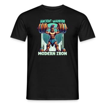 Jules César Histoire romaine Empire romain - T-shirt homme - noir - Devant - AI Model Male 178 light (178cm)