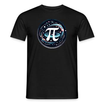 Funny Pi Day 2024 3.14 Pi Symbole numérique Mathématiques - T-shirt homme - noir - Devant - AI Model Male 178 light (178cm)