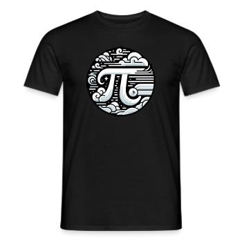Funny Pi Day 2024 3.14 Pi Symbole numérique Mathématiques - T-shirt homme - noir - Devant - AI Model Male 178 light (178cm)