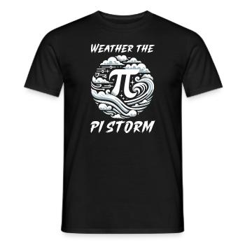 Funny Pi Day 2024 3.14 Pi Symbole numérique Mathématiques - T-shirt homme - noir - Devant - AI Model Male 178 light (178cm)