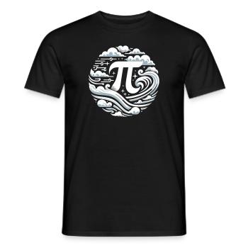 Funny Pi Day 2024 3.14 Pi Symbole numérique Mathématiques - T-shirt homme - noir - Devant - AI Model Male 178 light (178cm)