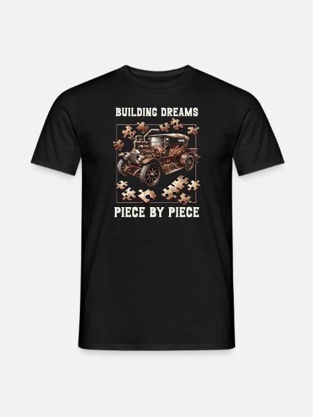 Puzzle Lover Jigzaw Puzzle Brettspiel Puzzler - Männer T-Shirt - Schwarz