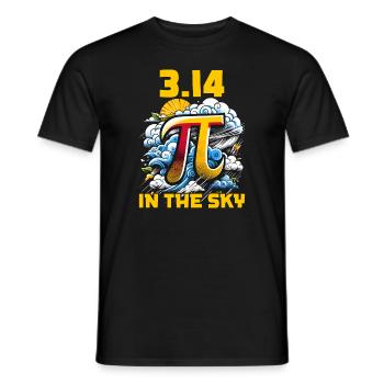 Funny Pi Day 2024 3.14 Pi Symbole numérique Mathématiques - T-shirt homme - noir - Devant - AI Model Male 178 light (178cm)
