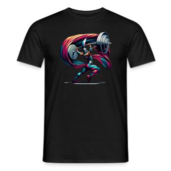 Winter Guard Instructor Colorguard Captain Gift - Men's T-Shirt - black - Front - AI Model Male 178 light (178cm)