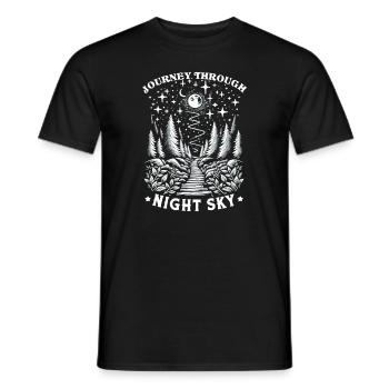Astrophotography Astronomy Space Camera - Men's T-Shirt - black - Front - AI Model Male 178 light (178cm)