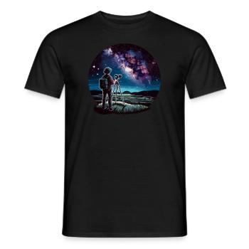 Astrophotographie Astronomie Caméra spatiale - T-shirt homme - noir - Devant - AI Model Male 178 light (178cm)