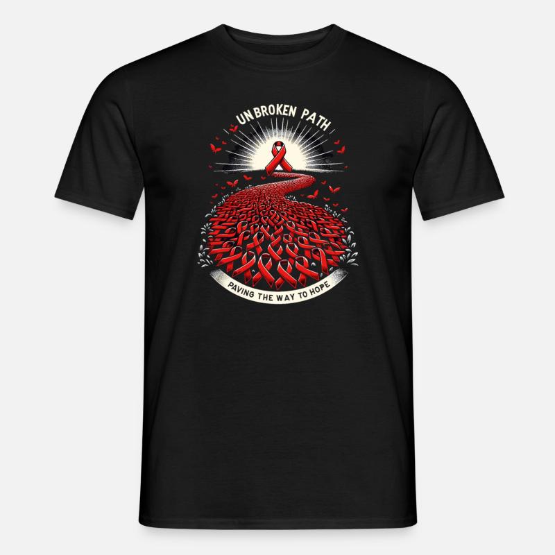Schlaganfall-überlebende Schlaganfall-bewusstsein - Männer T-Shirt - Schwarz