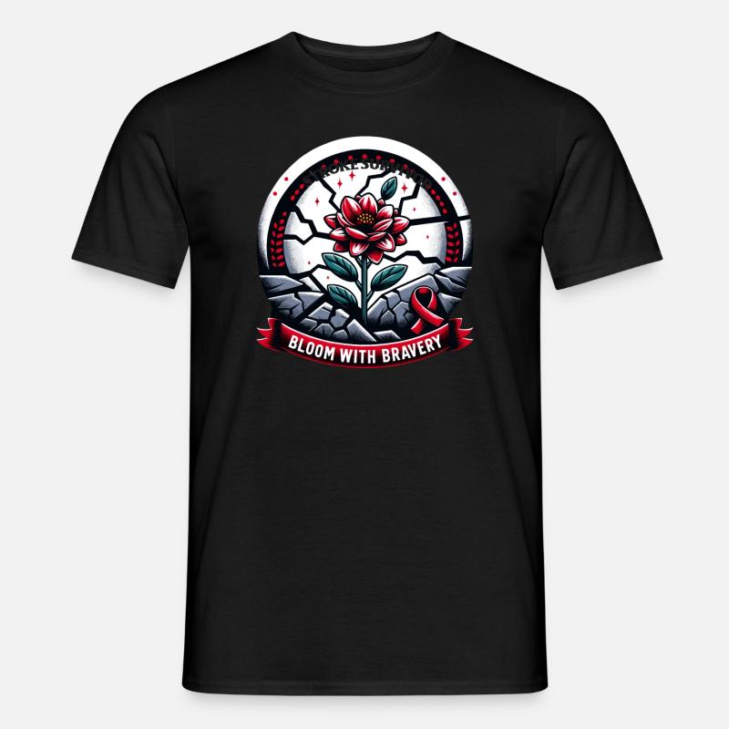 Schlaganfall-überlebende Schlaganfall-bewusstsein - Männer T-Shirt - Schwarz