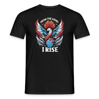 Schlaganfall-überlebende Schlaganfall-bewusstsein - Männer T-Shirt - Schwarz - Vorne - AI Model Male 178 light (178cm)