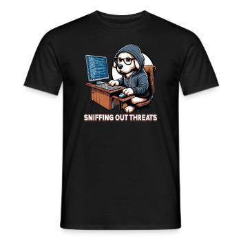 Analyste en piratage éthique Cybersécurité éthique - T-shirt homme - noir - Devant - AI Model Male 178 light (178cm)