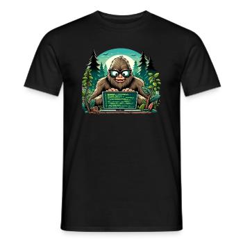 Analyste en piratage éthique Cybersécurité éthique - T-shirt homme - noir - Devant - AI Model Male 178 light (178cm)