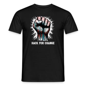 Analyste en piratage éthique Cybersécurité éthique - T-shirt homme - noir - Devant - AI Model Male 178 light (178cm)
