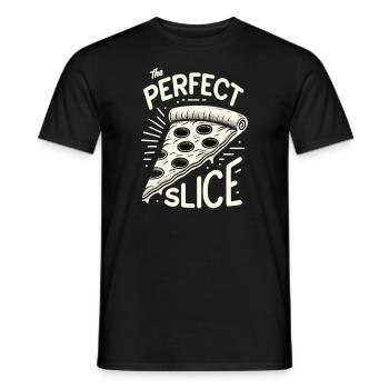 Drôle d’amateur de pizza, amateur de pizza - T-shirt homme - noir - Devant - AI Model Male 178 light (178cm)