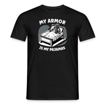 Ritterritter Mittelalterliche Renaissance-rüstung - Männer T-Shirt - Schwarz - Vorne - AI Model Male 178 light (178cm)