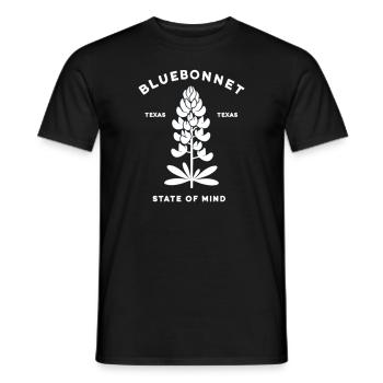 Texas Wildflowers Season Fields Flowers Texas - Men's T-Shirt - black - Front - AI Model Male 178 light (178cm)