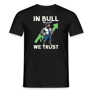 Stock Traders, Forex Traders, Investor Trading - Men's T-Shirt - black - Front - AI Model Male 178 light (178cm)