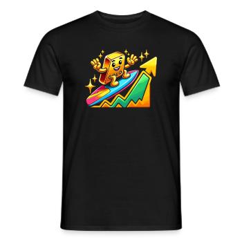 Gold Trader Forex Trader XAUUSD Trader - Männer T-Shirt - Schwarz - Vorne - AI Model Male 178 light (178cm)