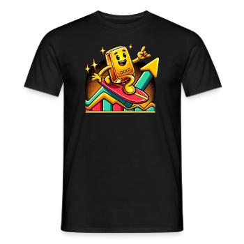 Gold Trader Forex Trader XAUUSD Trader - Männer T-Shirt - Schwarz - Vorne - AI Model Male 178 light (178cm)