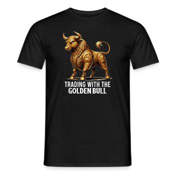Gold Trader Forex Trader XAUUSD Trader - Männer T-Shirt - Schwarz - Vorne - AI Model Male 178 light (178cm)