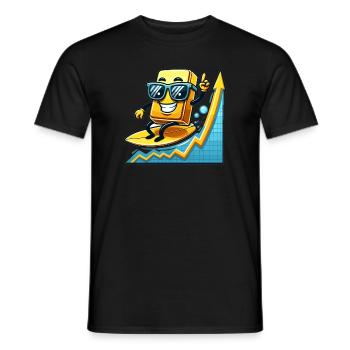Gold Trader Forex Trader XAUUSD Trader - Männer T-Shirt - Schwarz - Vorne - AI Model Male 178 light (178cm)
