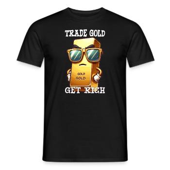 Gold Trader Forex Trader XAUUSD Trader - Männer T-Shirt - Schwarz - Vorne - AI Model Male 178 light (178cm)