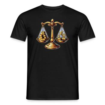 Gold Trader Forex Trader XAUUSD Trader - Männer T-Shirt - Schwarz - Vorne - AI Model Male 178 light (178cm)