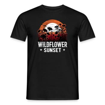 Texas Fleurs sauvages Saison Champs Fleurs Texas - T-shirt homme - noir - Devant - AI Model Male 178 light (178cm)