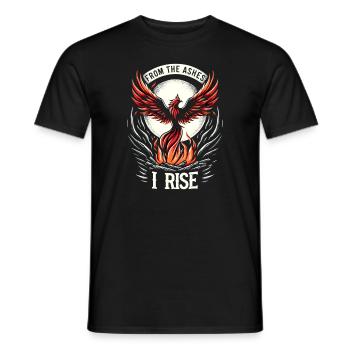 Schlaganfall-überlebende Schlaganfall-bewusstsein - Männer T-Shirt - Schwarz - Vorne - AI Model Male 178 light (178cm)